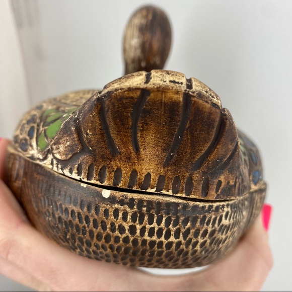 Vintage 1970s Porcelain Duck Candy Dish Hand Painted - Picture 11 of 14